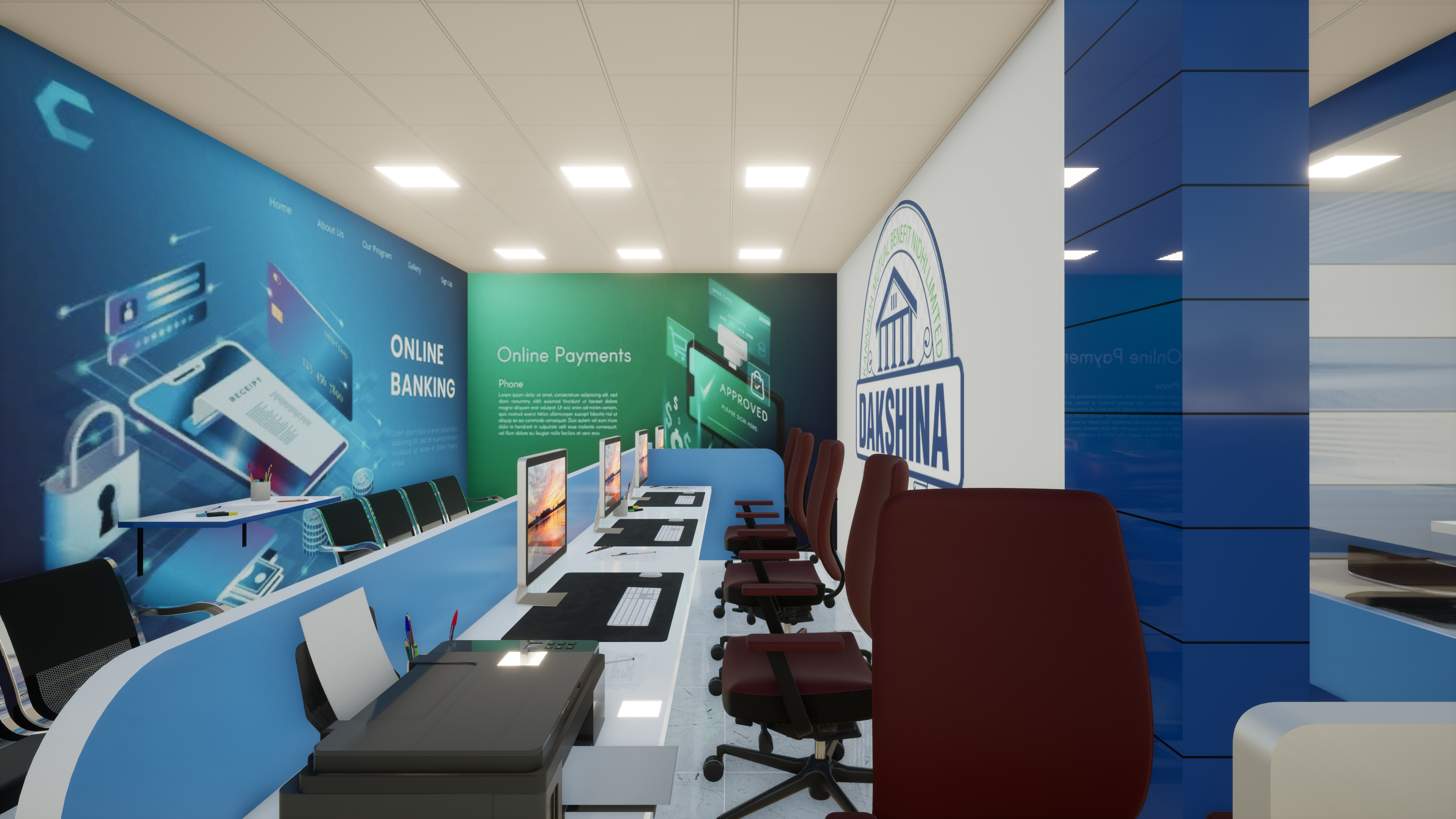 Main Screenshot of Bank Project